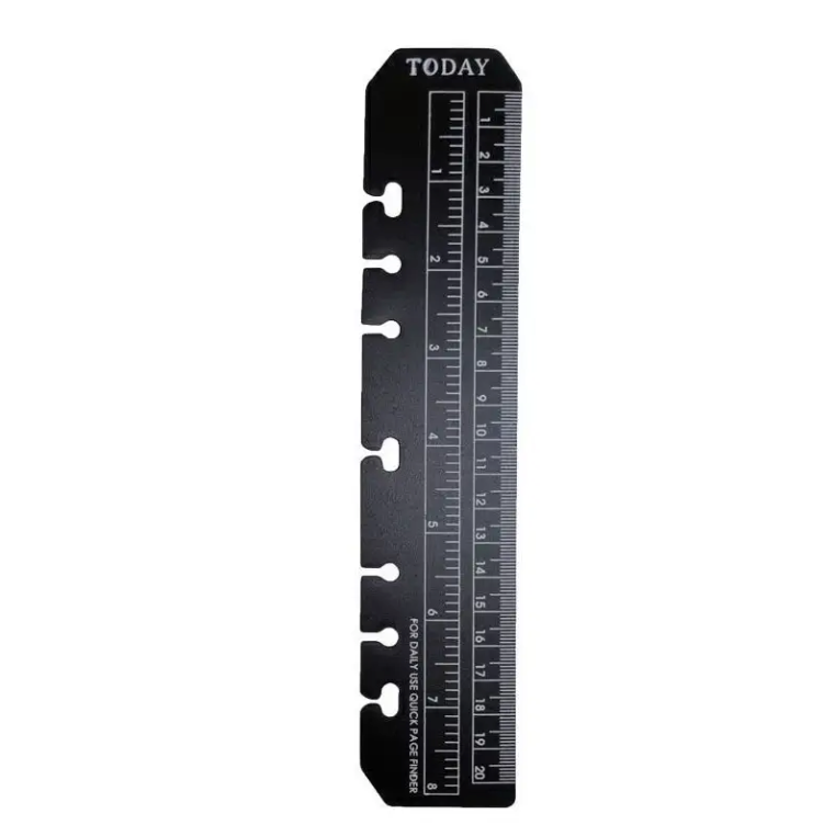 Page marker for A5 ring binder