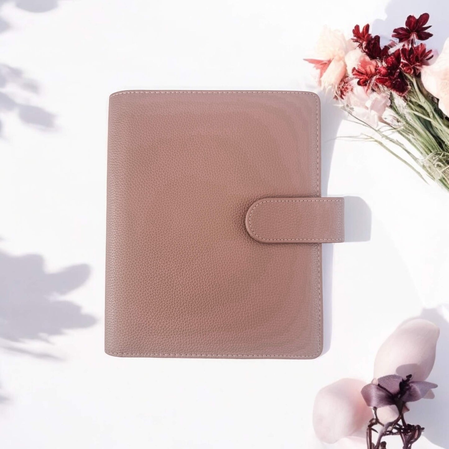 A5 | Discbound | Cover | Wrap-around | Vegan leather | MAUVE
