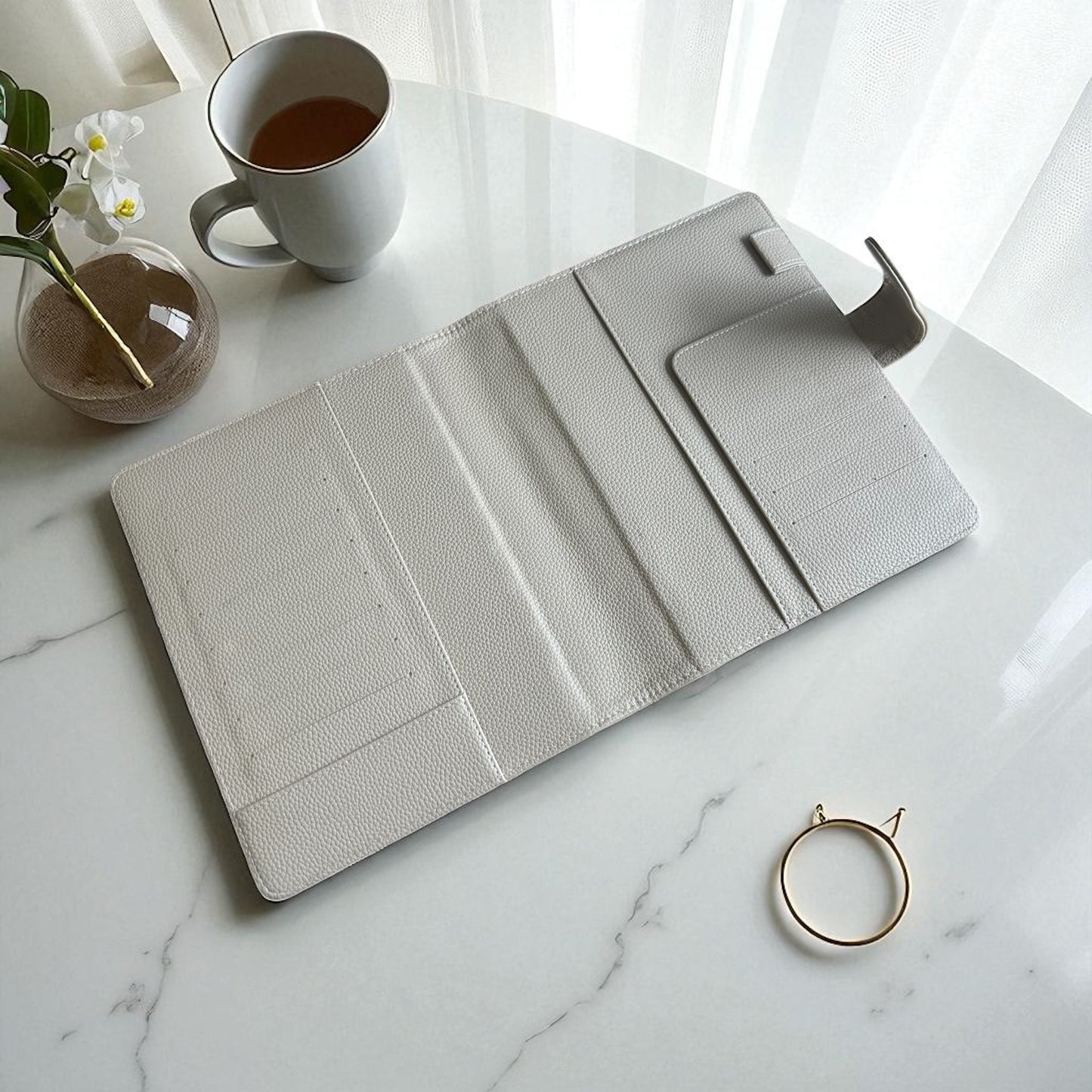 A5 | Discbound | Cover | Wrap-around | Vegan leather | BEIGE