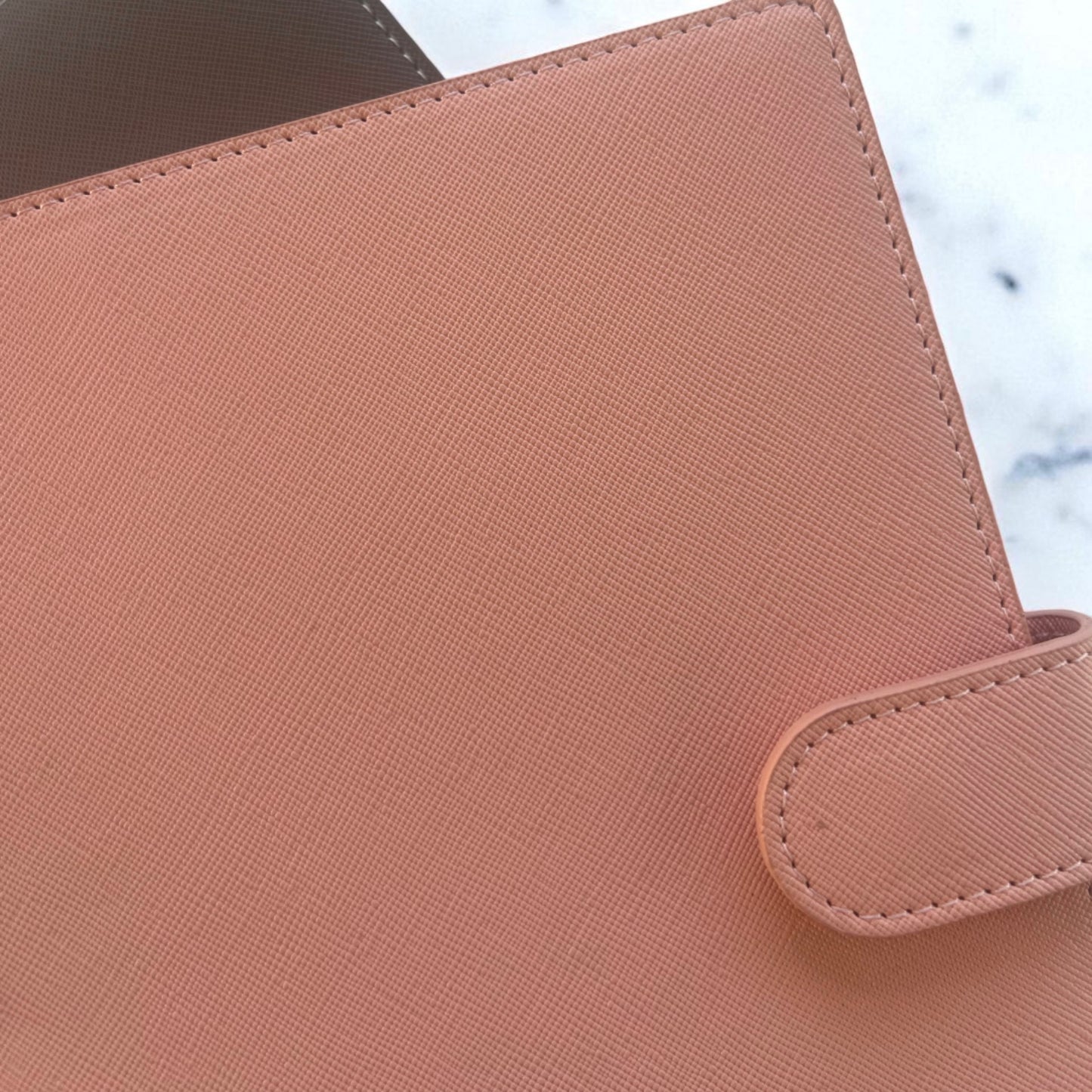 Peach Clip-On Cover and disc set