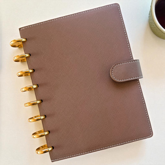Taupe Clip-On Cover and disc set