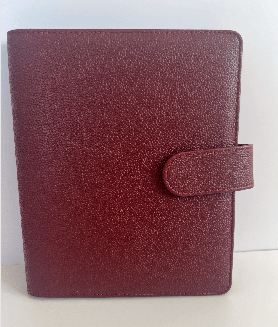 A5 | Discbound | Cover | Wrap-around | Vegan leather | BERRY