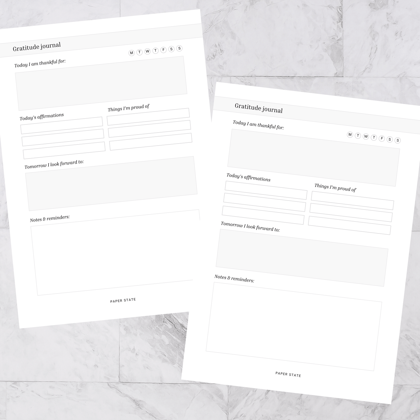 The Self Care Planner
