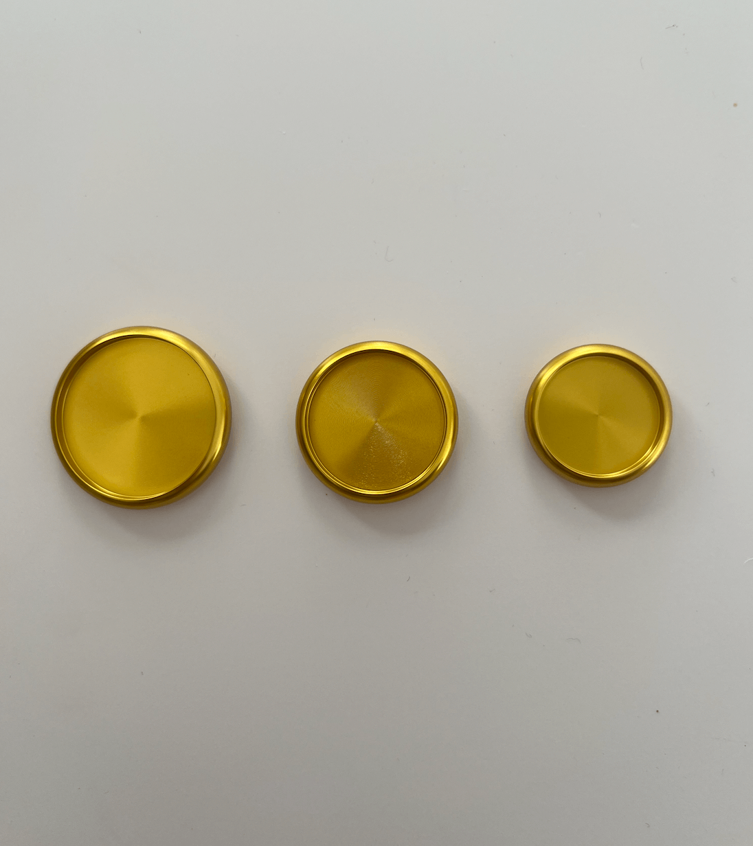 Discbound | Discs | Metal | Gold | Set of 8 | 24, 28, or 32mm