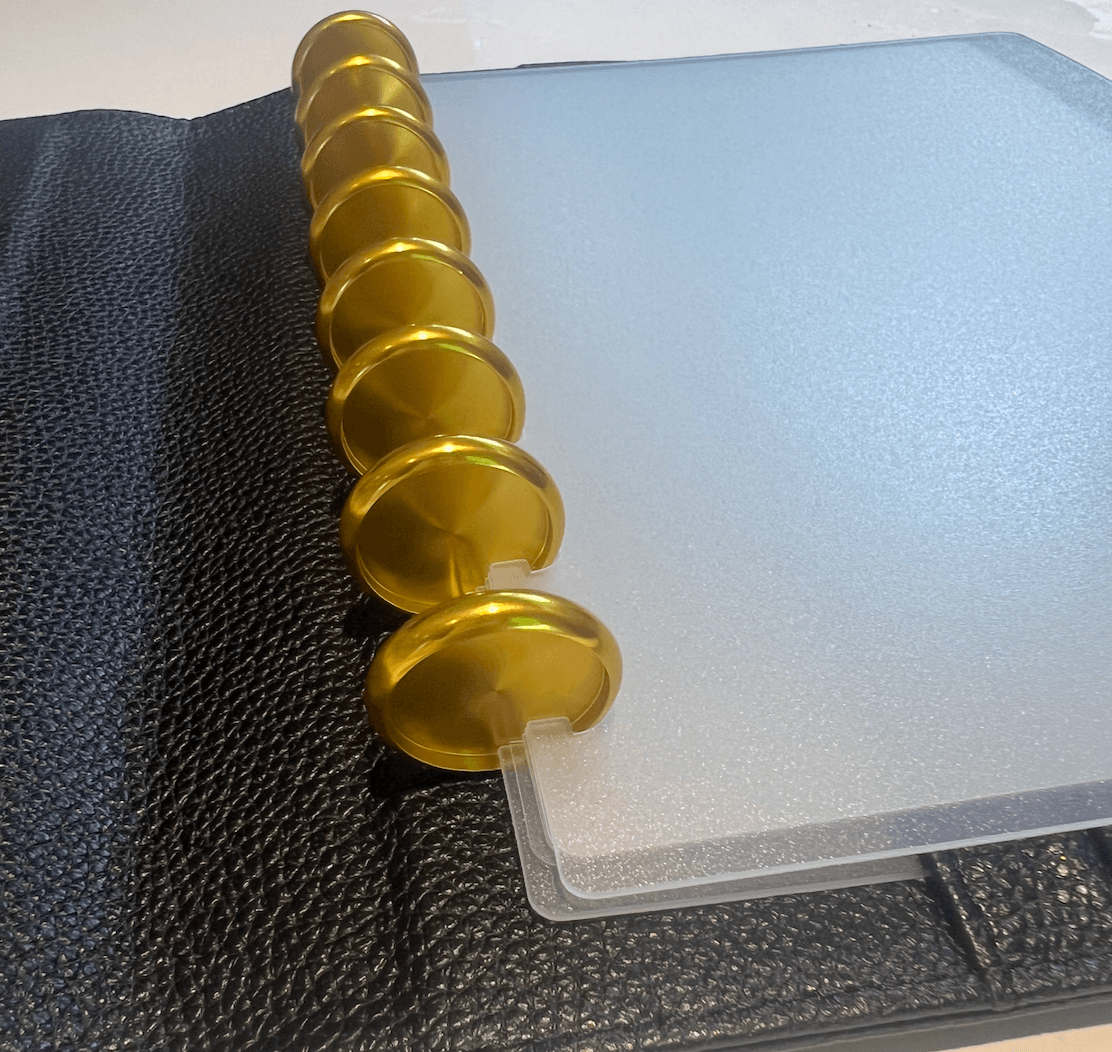 Discbound | Discs | Metal | Gold | Set of 8 | 24, 28, or 32mm