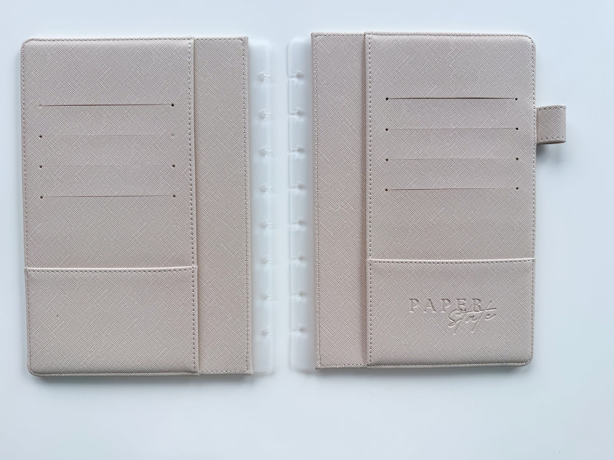 Oat snap-on cover — discbound planner cover, additional view