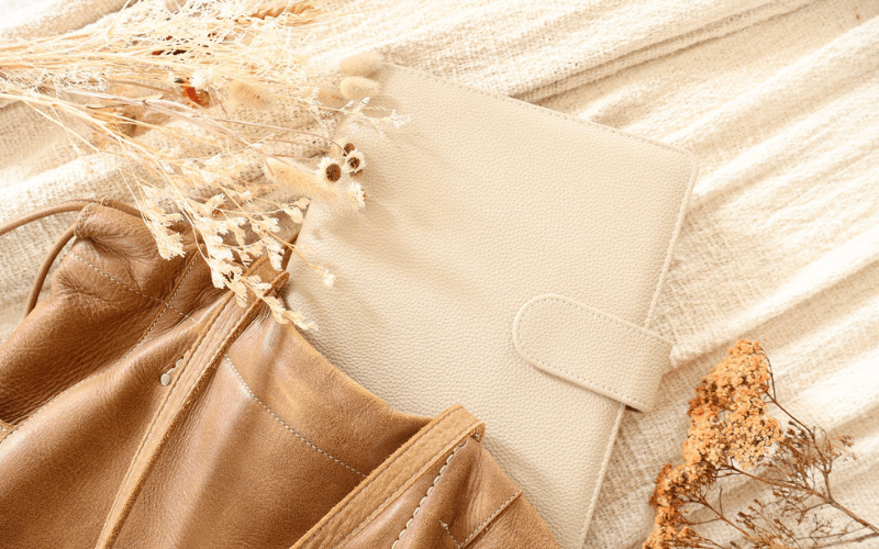 Beige wrap cover
