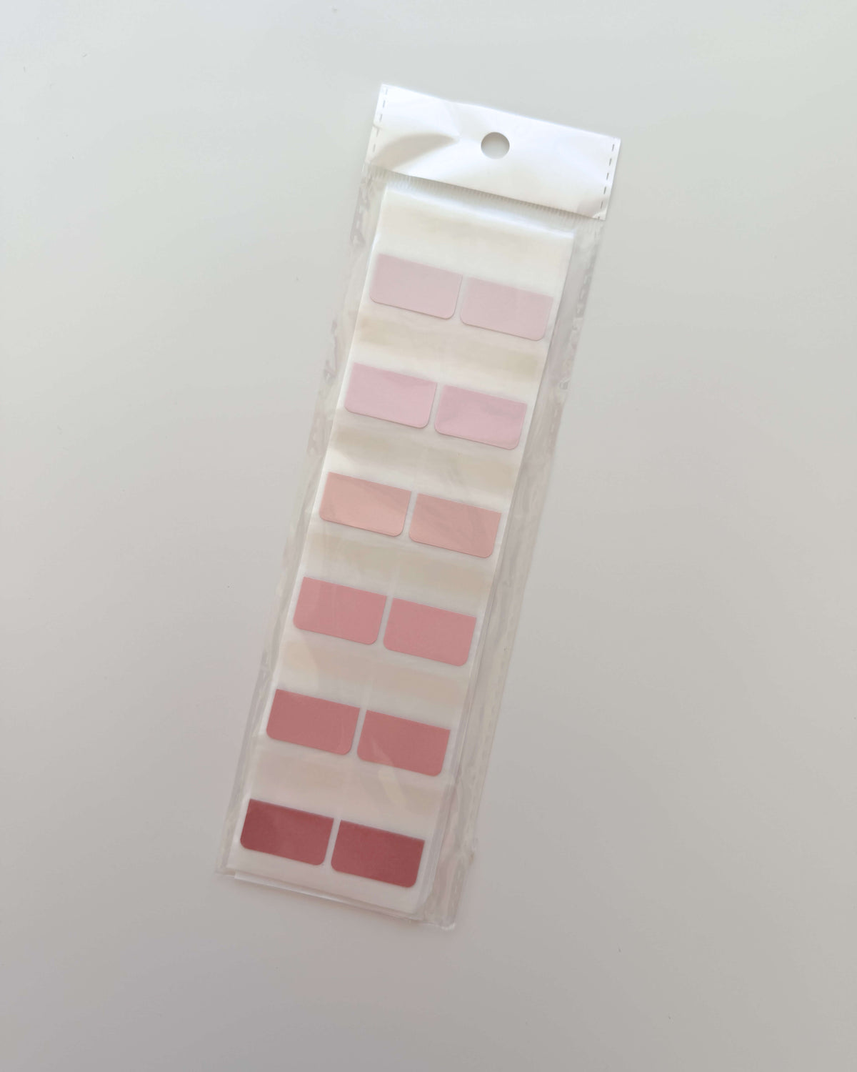 Peach gradient page markers — tab dividers for discbound planners