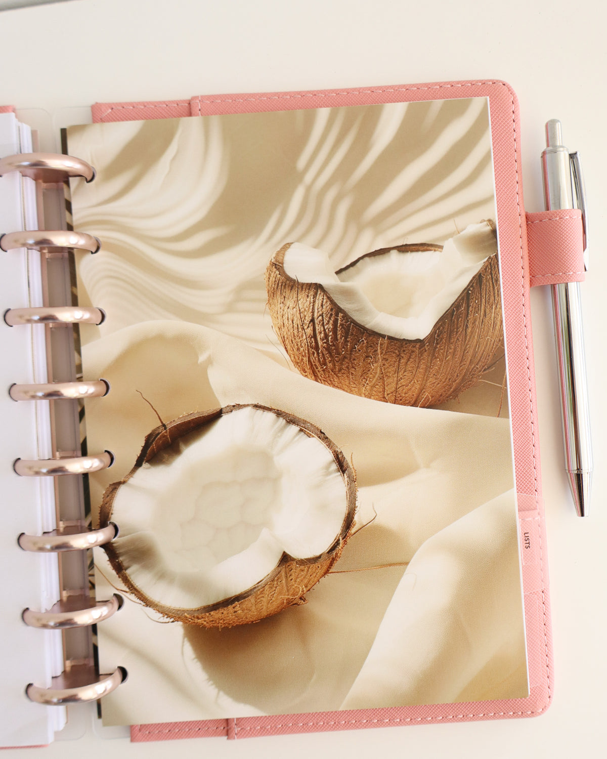 Visual Photo set of 6 — refillable A5 planner insert, lifestyle photo