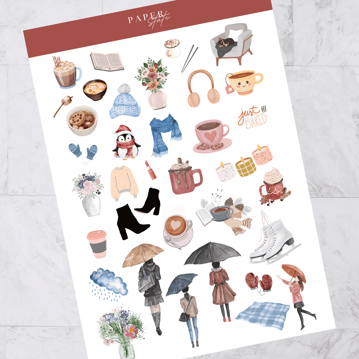 A5 | Sticker sheets | WINTER | 5 sheets