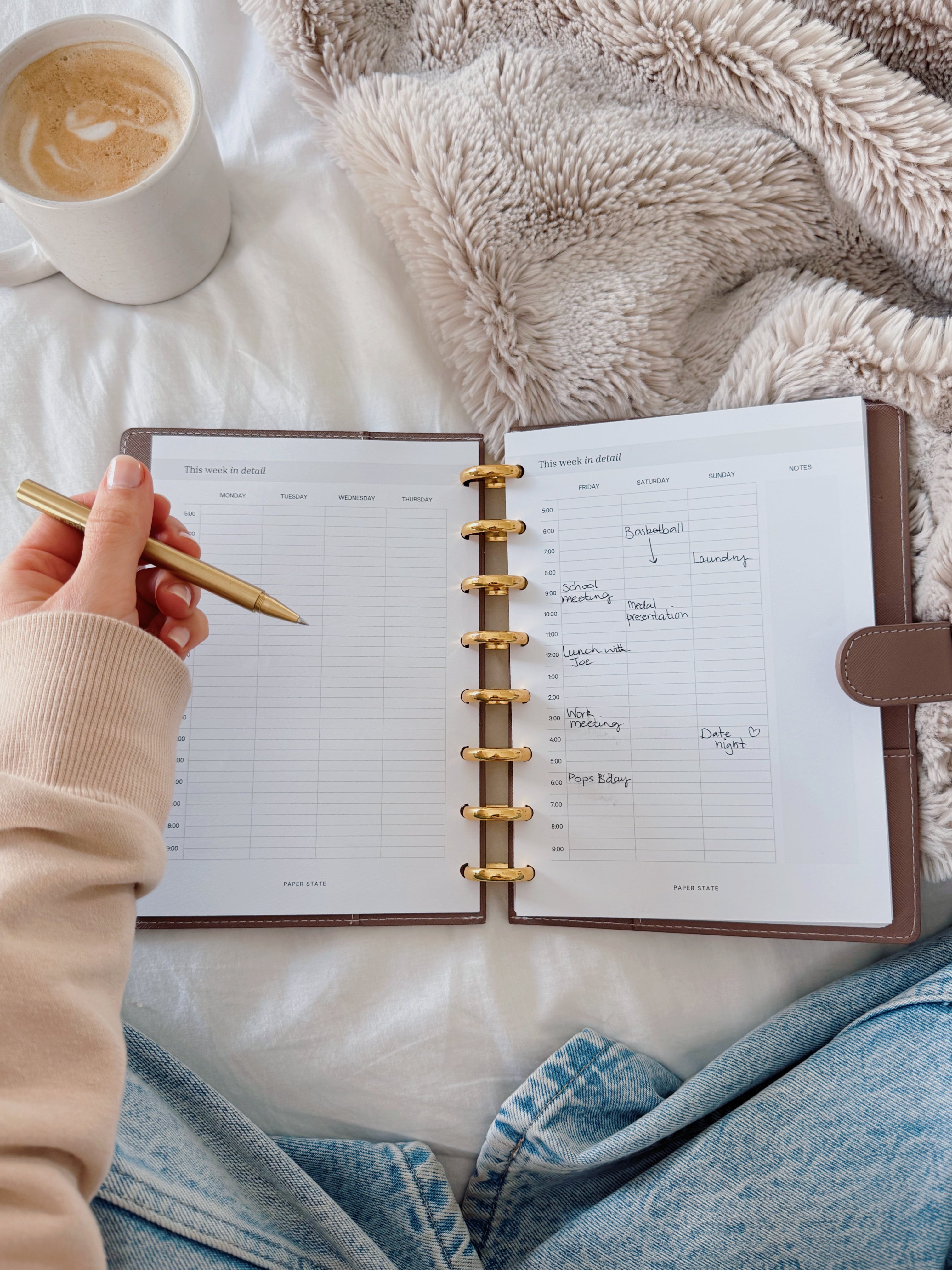 Weekly refillable planner inserts & notepads