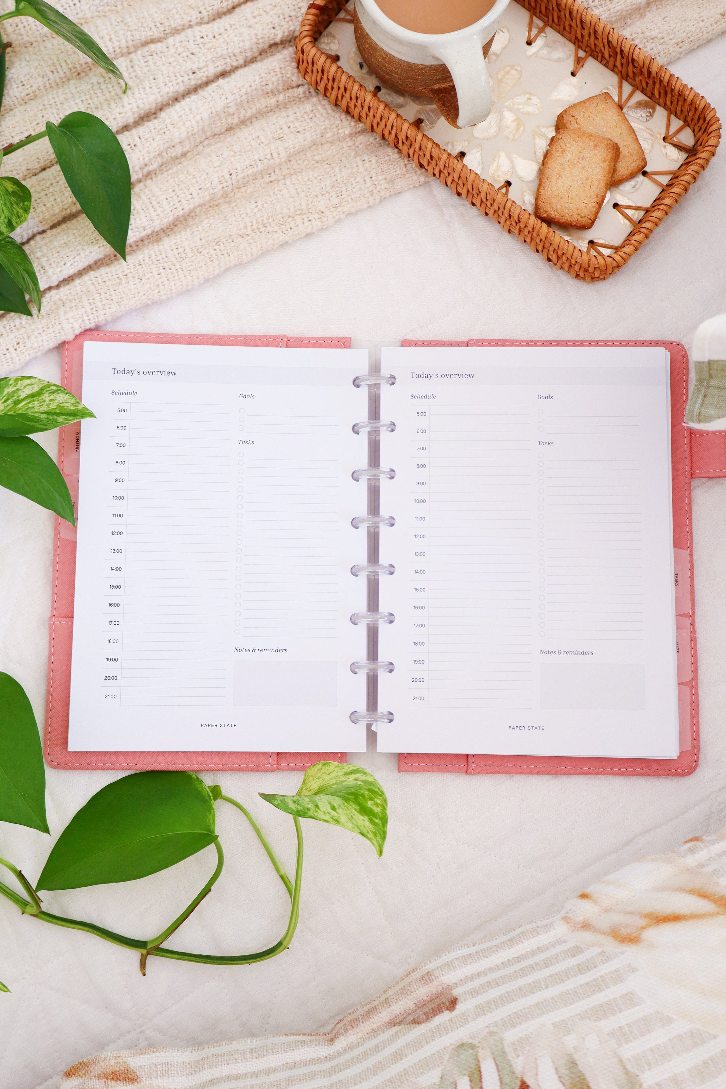 Starter refillable planner sets for offline planning