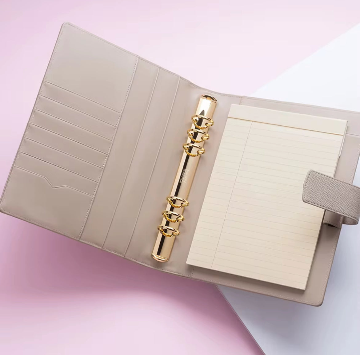 Ring bound refillable planners & loose-leaf inserts