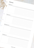 2027 Dated | Weekly journal inserts | 12 months