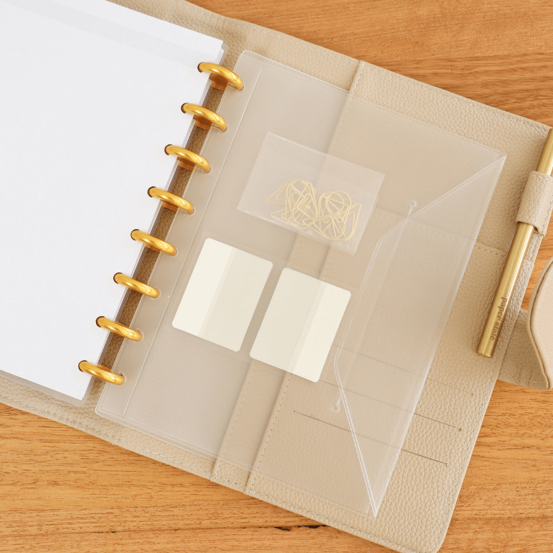 Clear pocket insert | A5 discbound