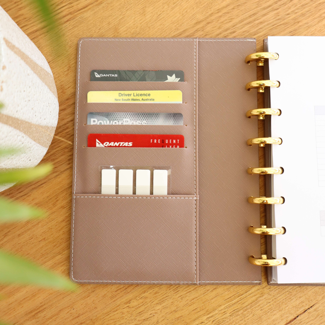 Taupe Clip-On Cover and disc set