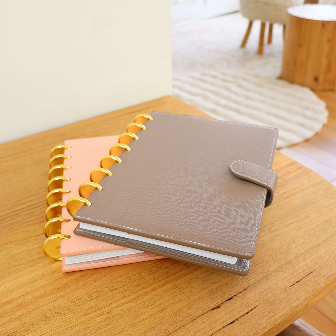 Taupe Clip-On Cover and disc set