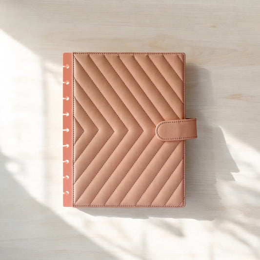 A5 | Discbound | Cover | Clip-On | Vegan leather | APRICOT