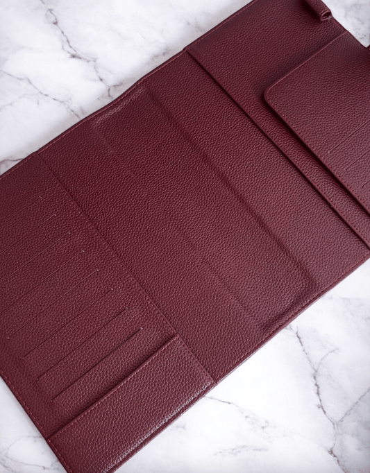 A5 | Discbound | Cover | Wrap-around | Vegan leather | BERRY