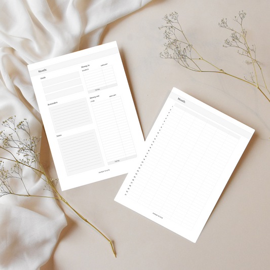 A5 | Discbound | Insert | MONTHLY UNDATED | 12 months | 12 sheets