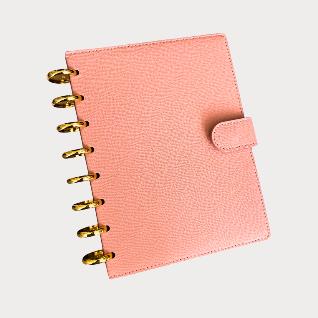 Peach Clip-On Cover and disc set