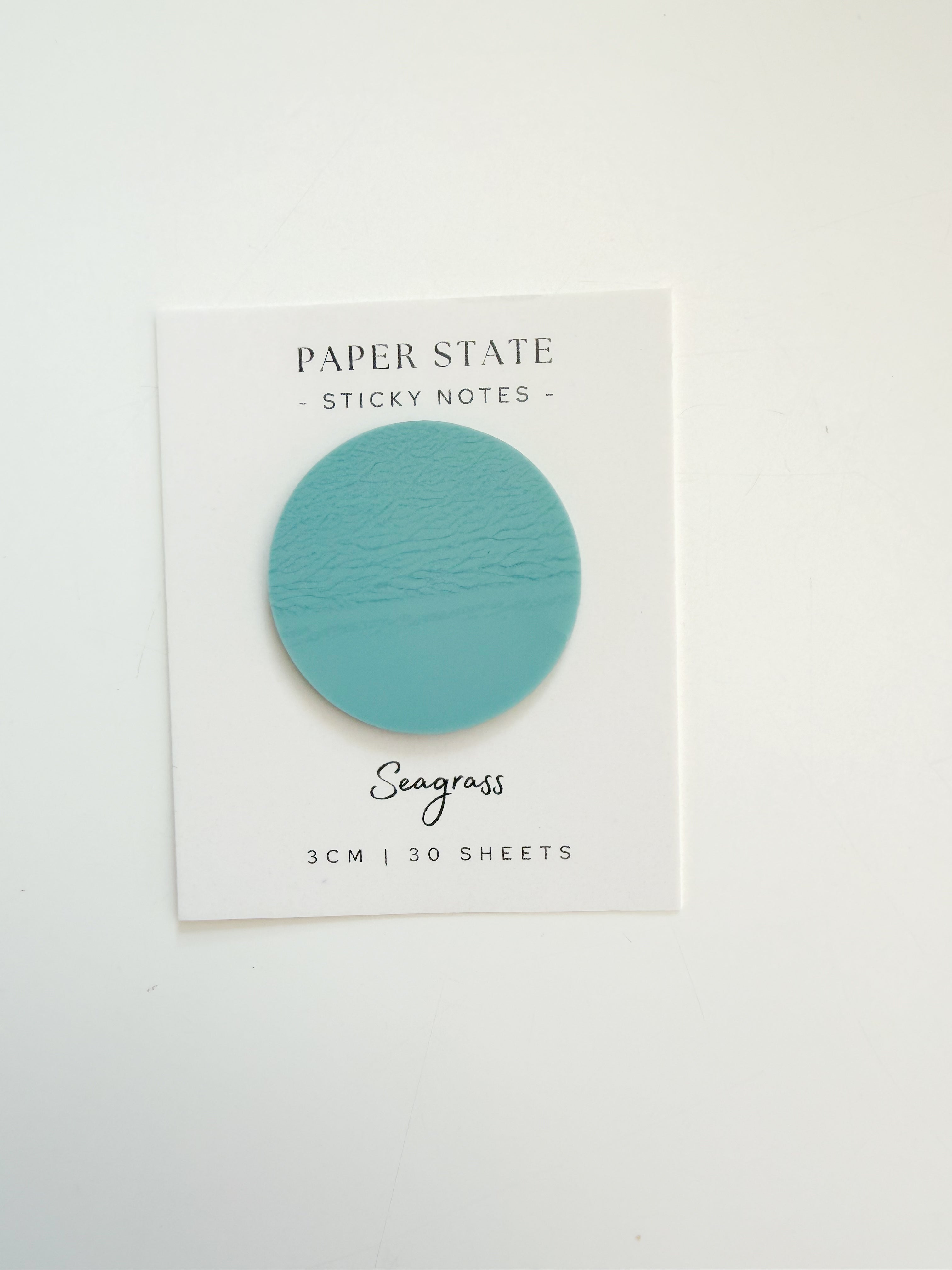 3cm transparent Seagrass sticky notes