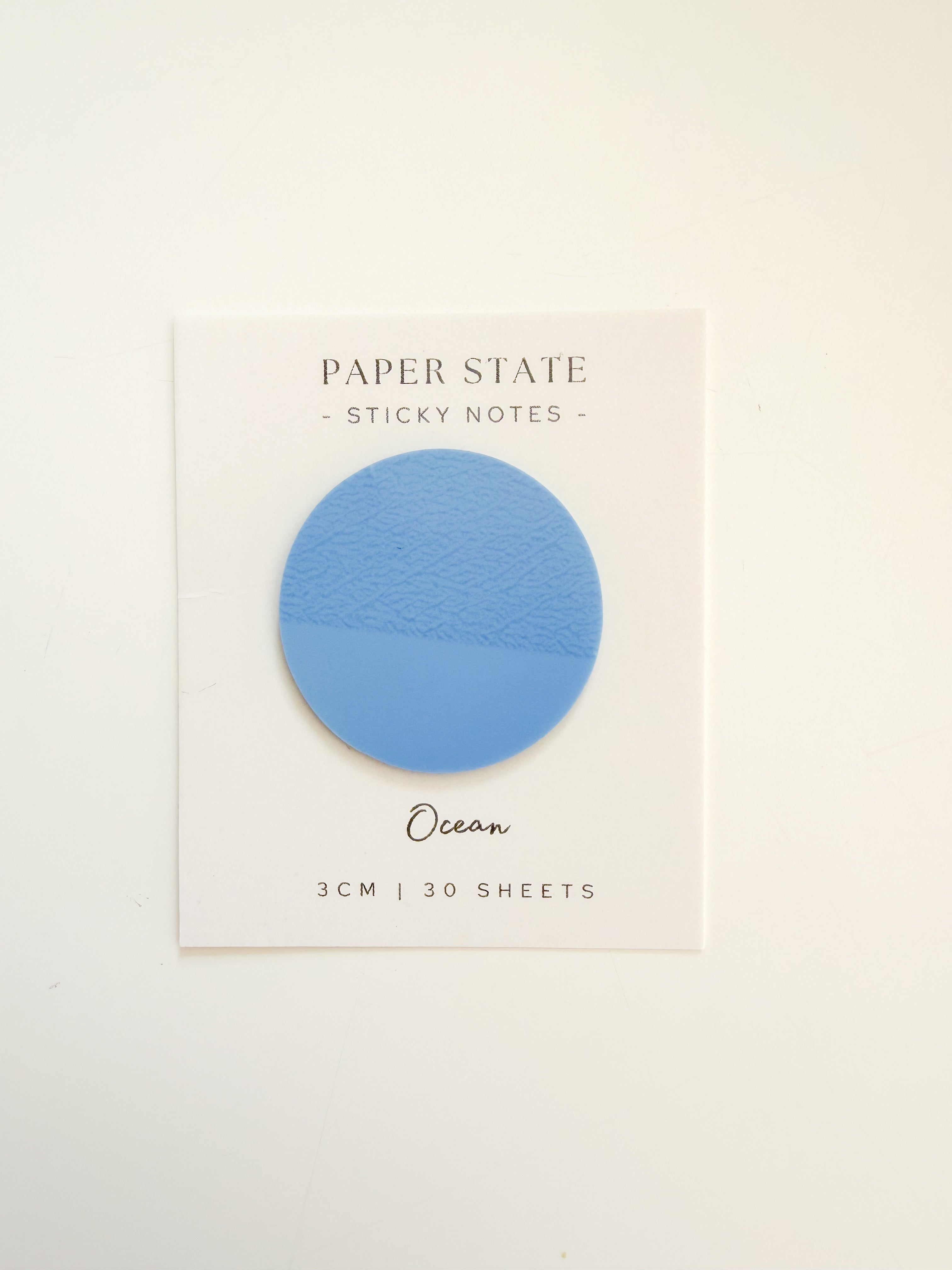 3cm transparent Ocean sticky notes