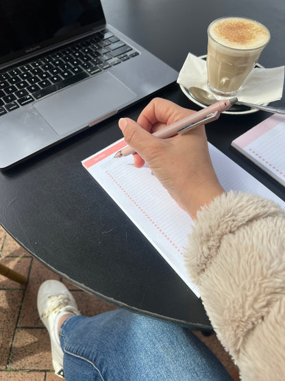 A5 checklist notepad