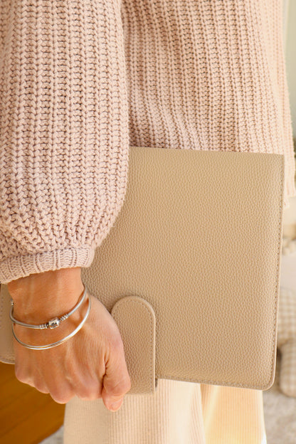 Beige wrap cover