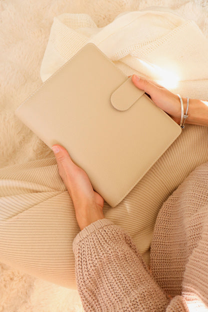 Beige wrap cover