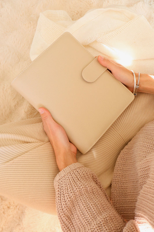 Beige wrap cover