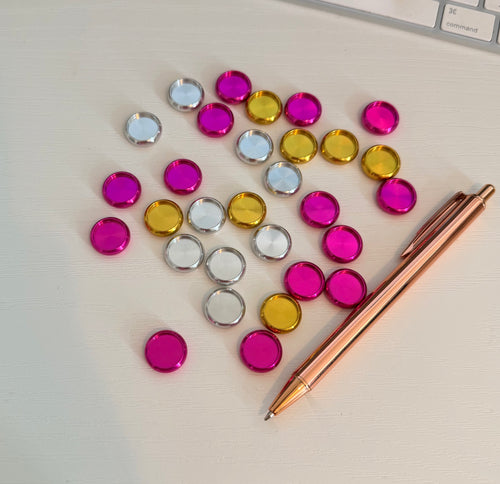 18mm metal discs | set of 8