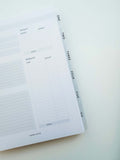 Numbered transparent divider tabs| 6 tabs
