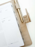Numbered transparent divider tabs| 6 tabs