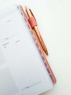 Numbered transparent divider tabs| 12 tabs