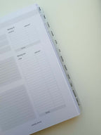 Numbered transparent divider tabs| 12 tabs