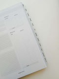 Numbered transparent divider tabs| 12 tabs