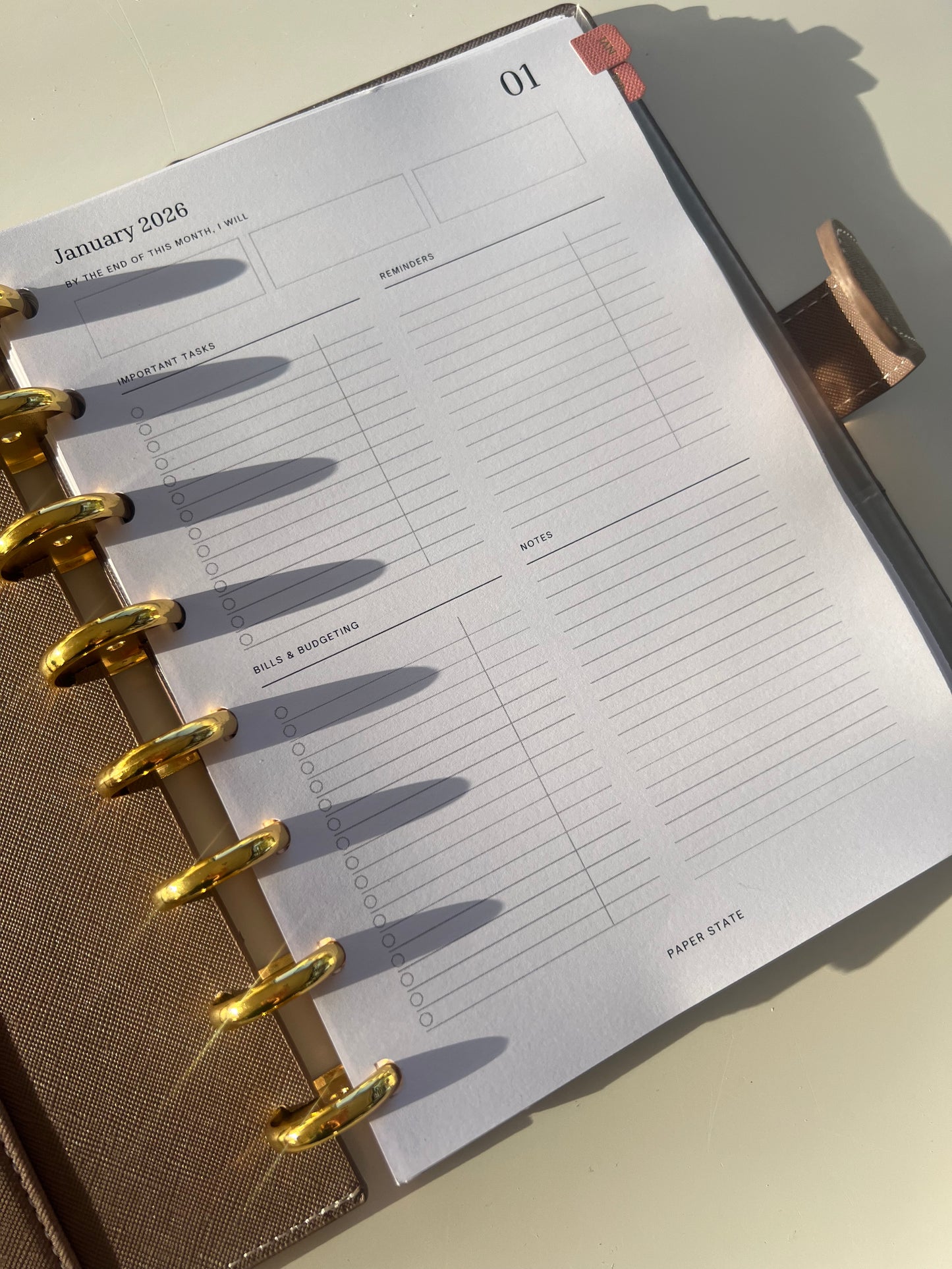 2026 Monthly Planner