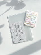 Transparent divider tabs | blank with stickers