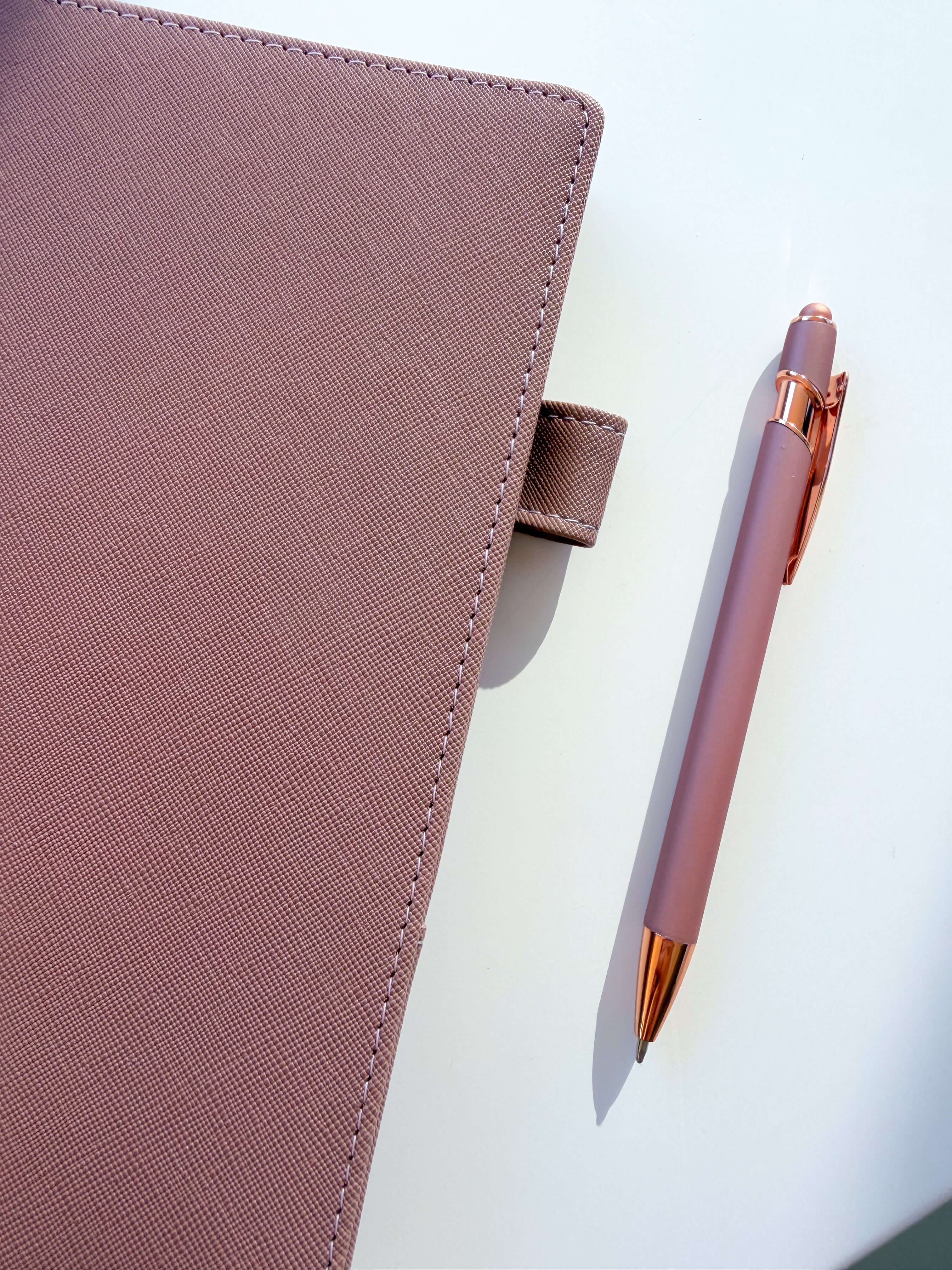 Taupe x Rose Gold Pen