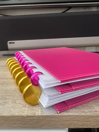 Cerise rose clip-on covers