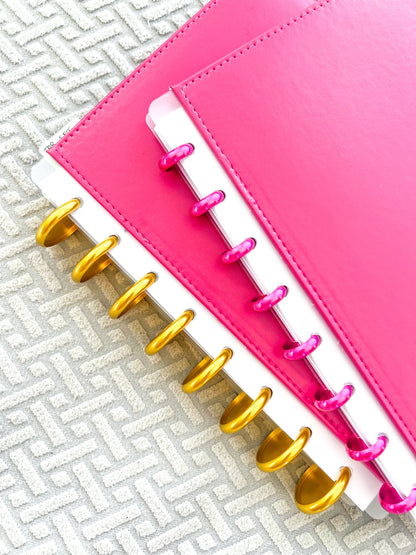 Cerise rose clip-on covers