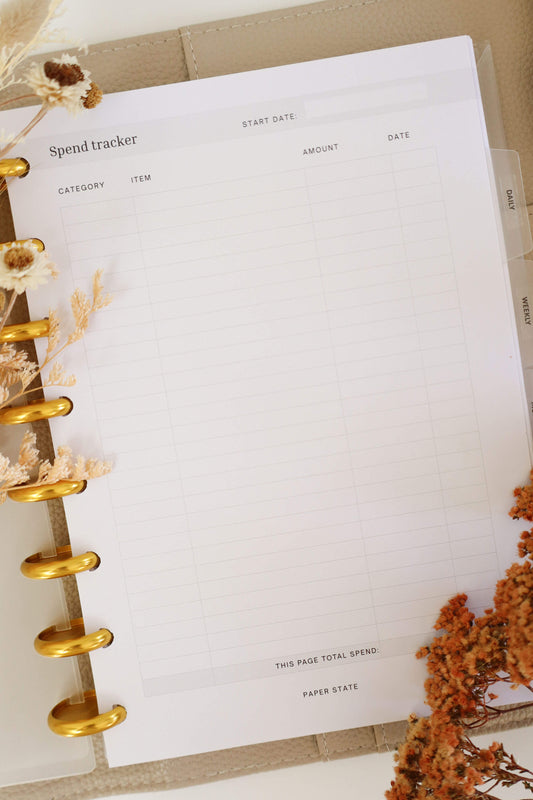 Insert | Spend tracker