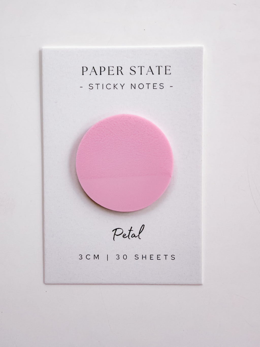 3cm transparent Petal sticky notes