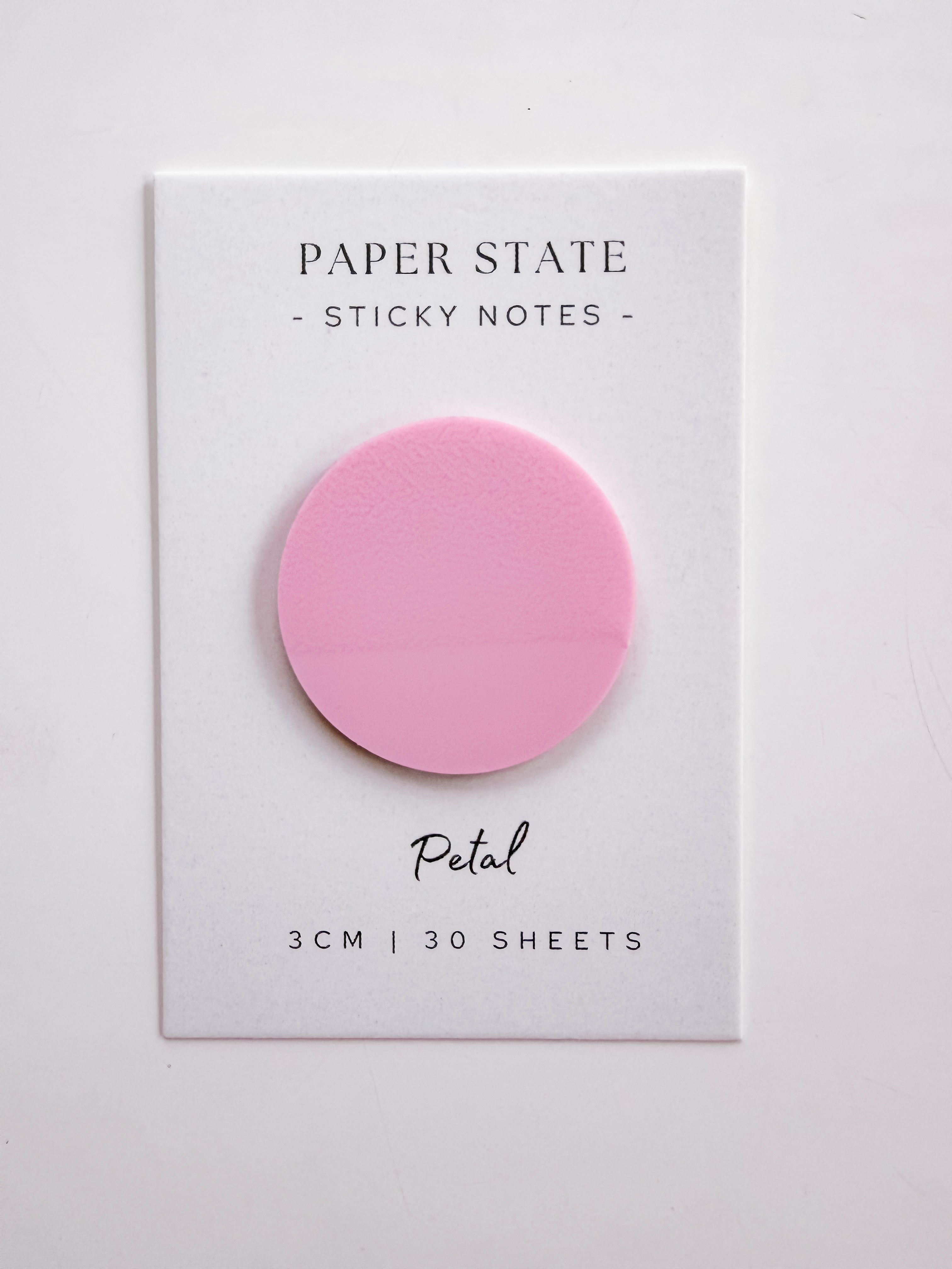 3cm transparent Petal sticky notes