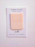 3x4cm transparent Sorbet page flags