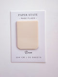 3x4cm transparent Dune page flags