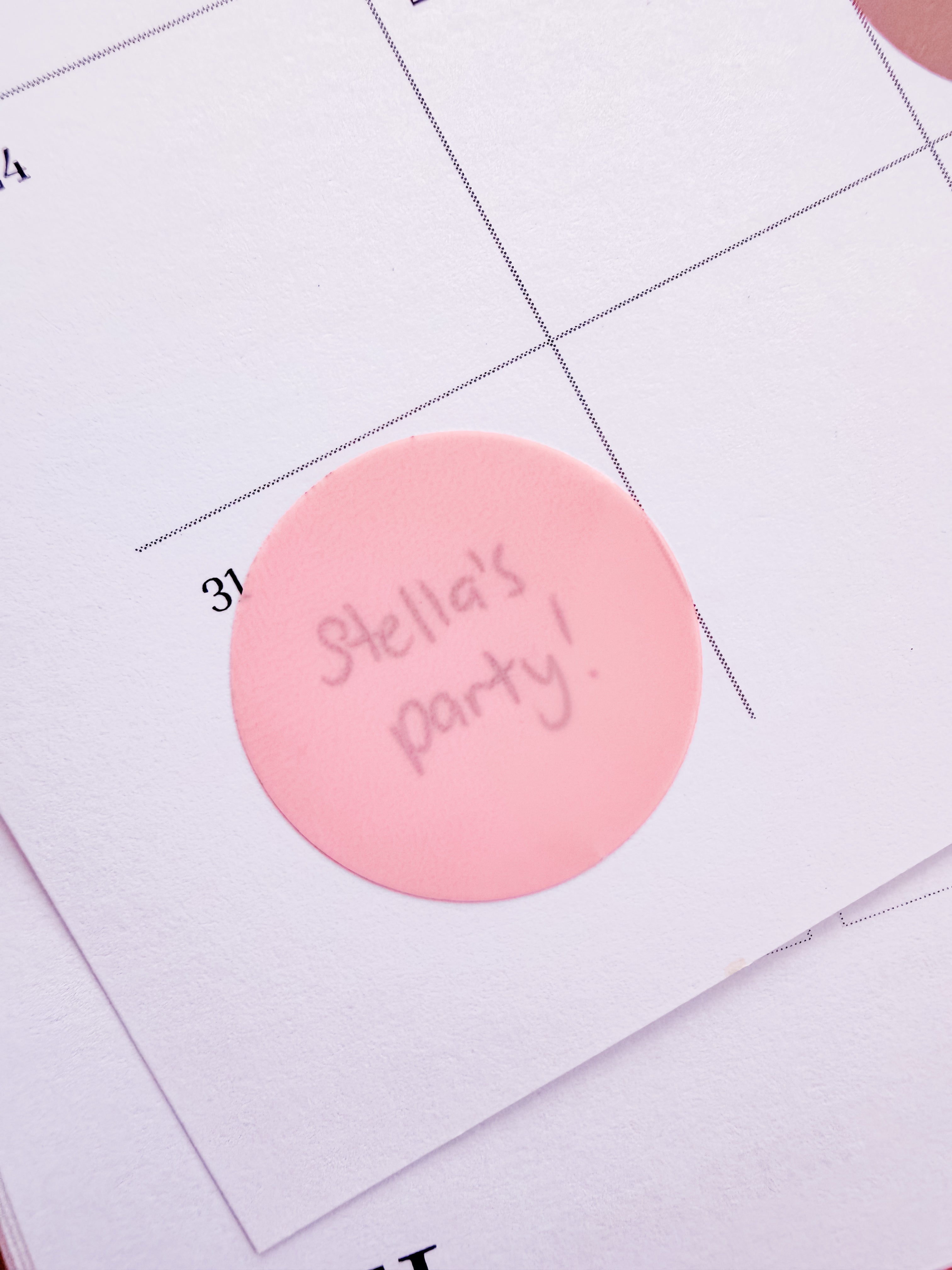 3cm transparent Petal sticky notes