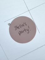3cm transparent Taupe sticky notes