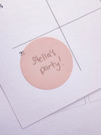 3cm transparent Oat sticky notes